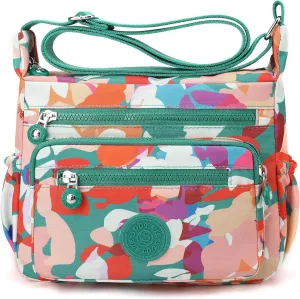 Women Shoulder Handbag Roomy Multiple Pockets Bag Ladies Crossbody Purse Tote Top Handle Satchel