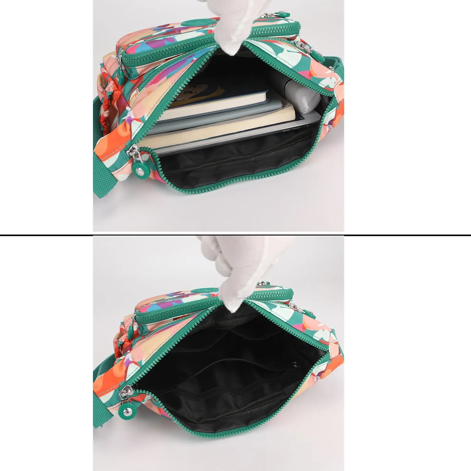 Women Shoulder Handbag Roomy Multiple Pockets Bag Ladies Crossbody Purse Tote Top Handle Satchel