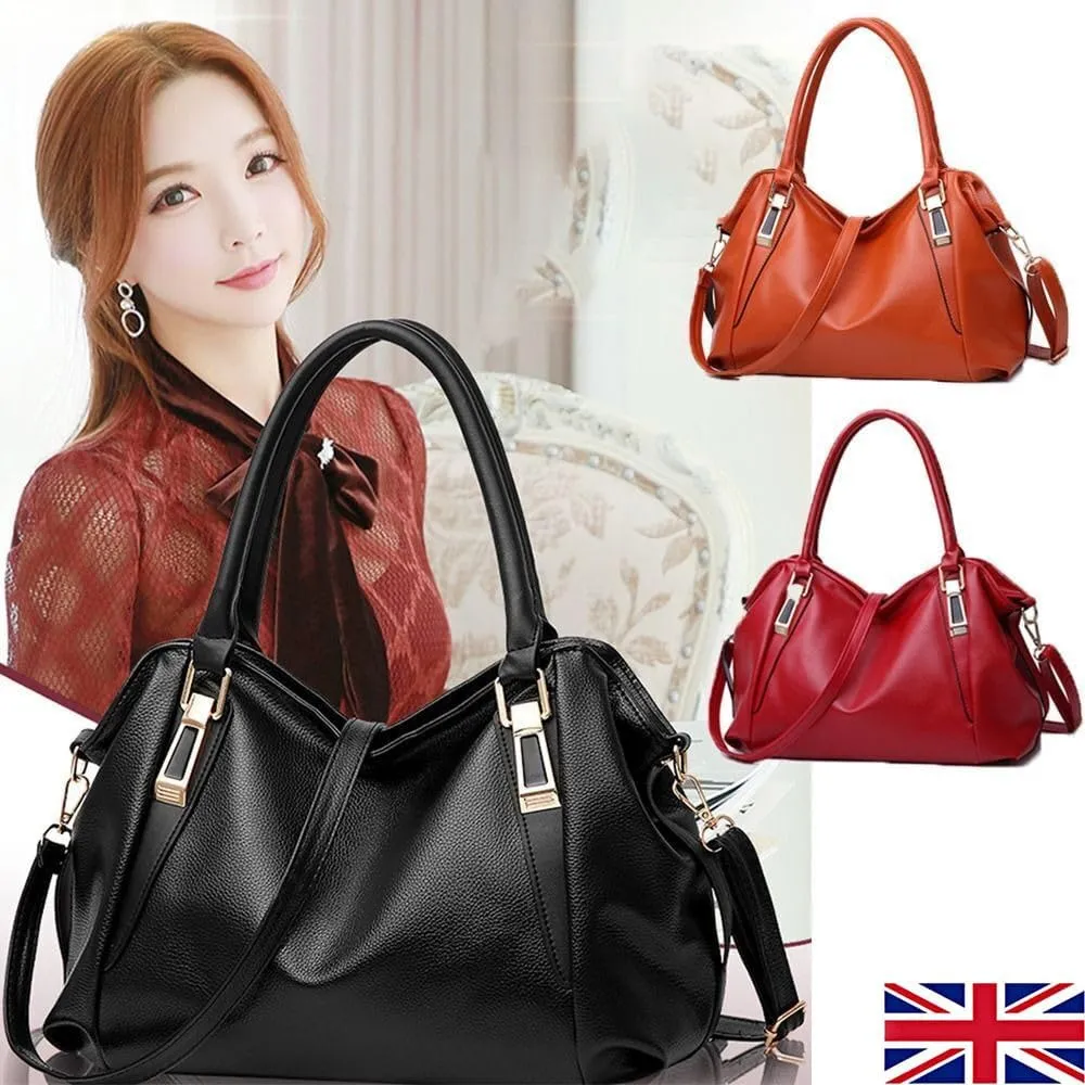 Women Tote Bag Handbags PU Leather Fashion Hobo Shoulder Bags with Adjustable Shoulder Strap