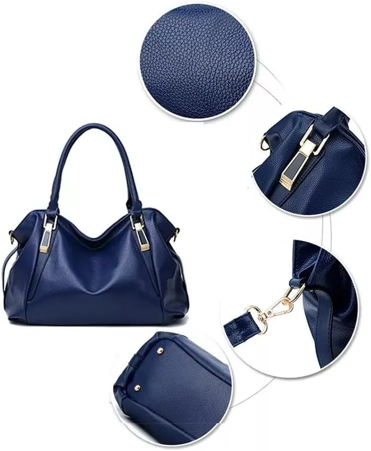 Women Tote Bag Handbags PU Leather Fashion Hobo Shoulder Bags with Adjustable Shoulder Strap