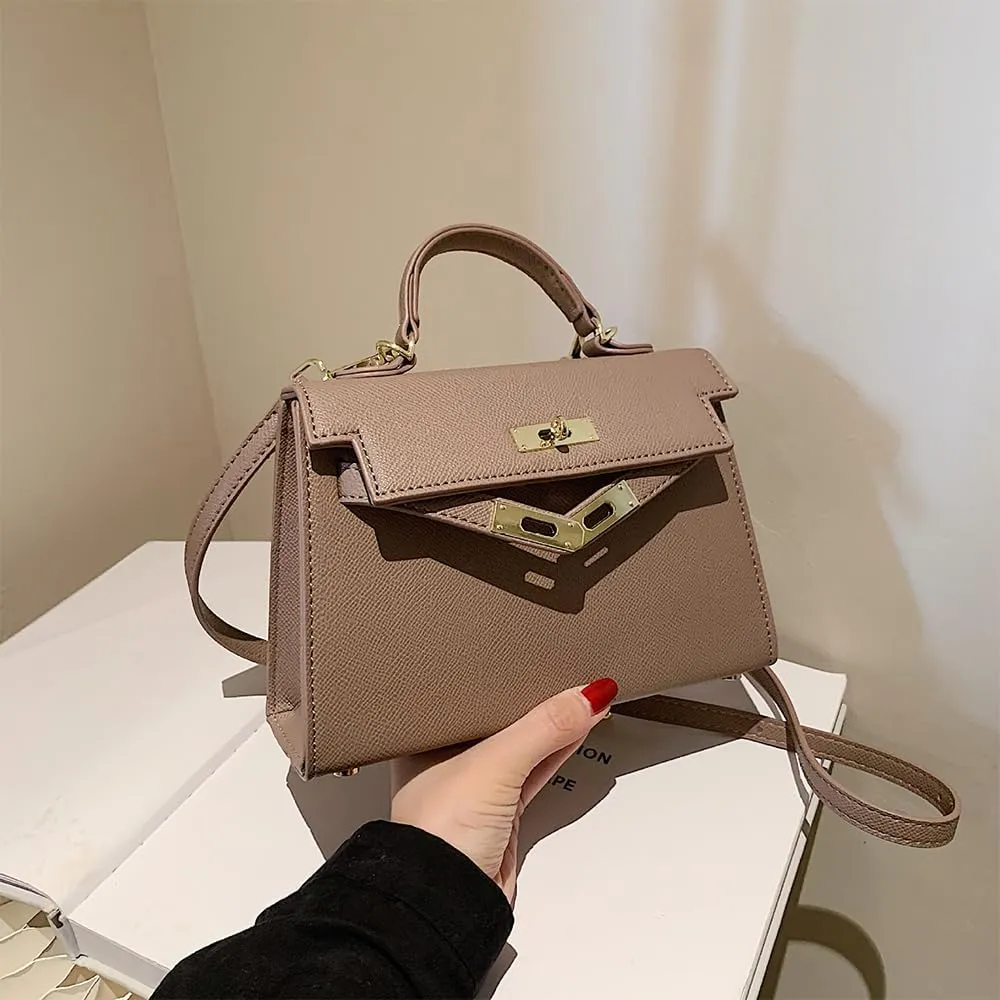 Women's Crossbody Bag,High-end Light Luxury Soft PU Leather Purse Shoulder Bag