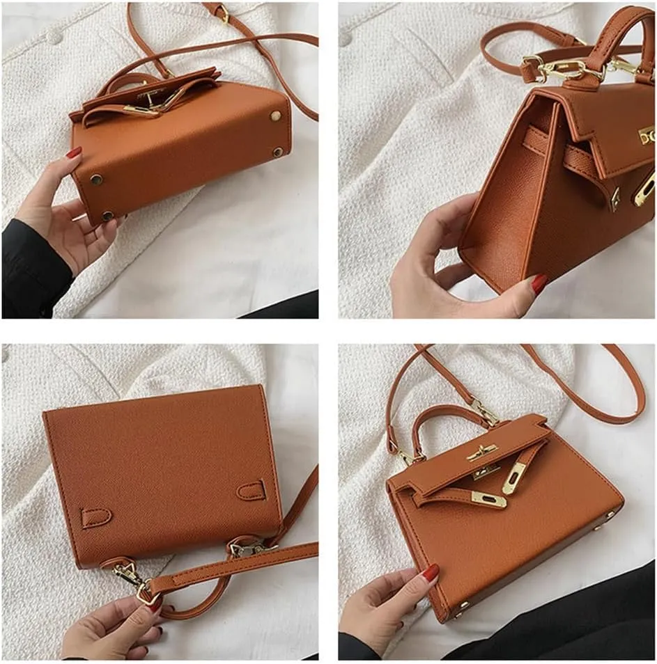 Women's Crossbody Bag,High-end Light Luxury Soft PU Leather Purse Shoulder Bag