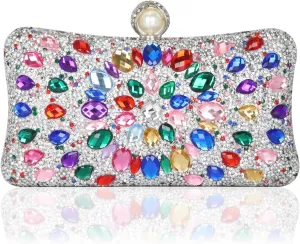 Women's Evening Bags Sparkly Rhinestone Clutch Purses Luxury Handbags