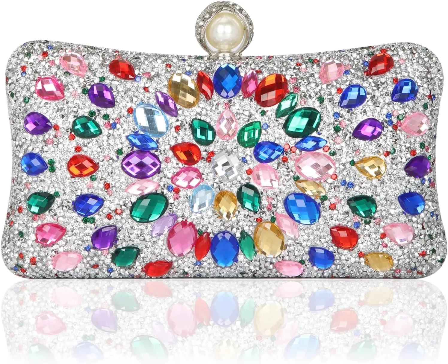 Women's Evening Bags Sparkly Rhinestone Clutch Purses Luxury Handbags