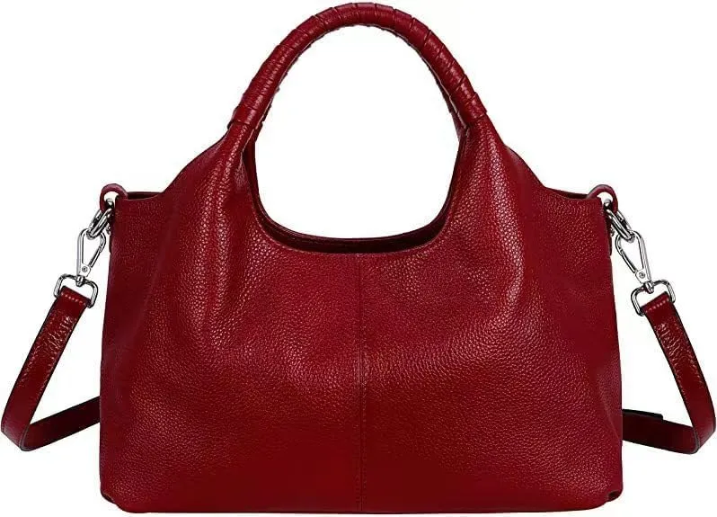 Womens Leather Purses and Handbags Shoulder Bag Top Handle Satchel Ladies Soft Large Tote Bag Cross Body Hobo Bags