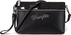 Wrangler Western Cowhide Crossbody Bags for Women Clutch Wristlet Purse