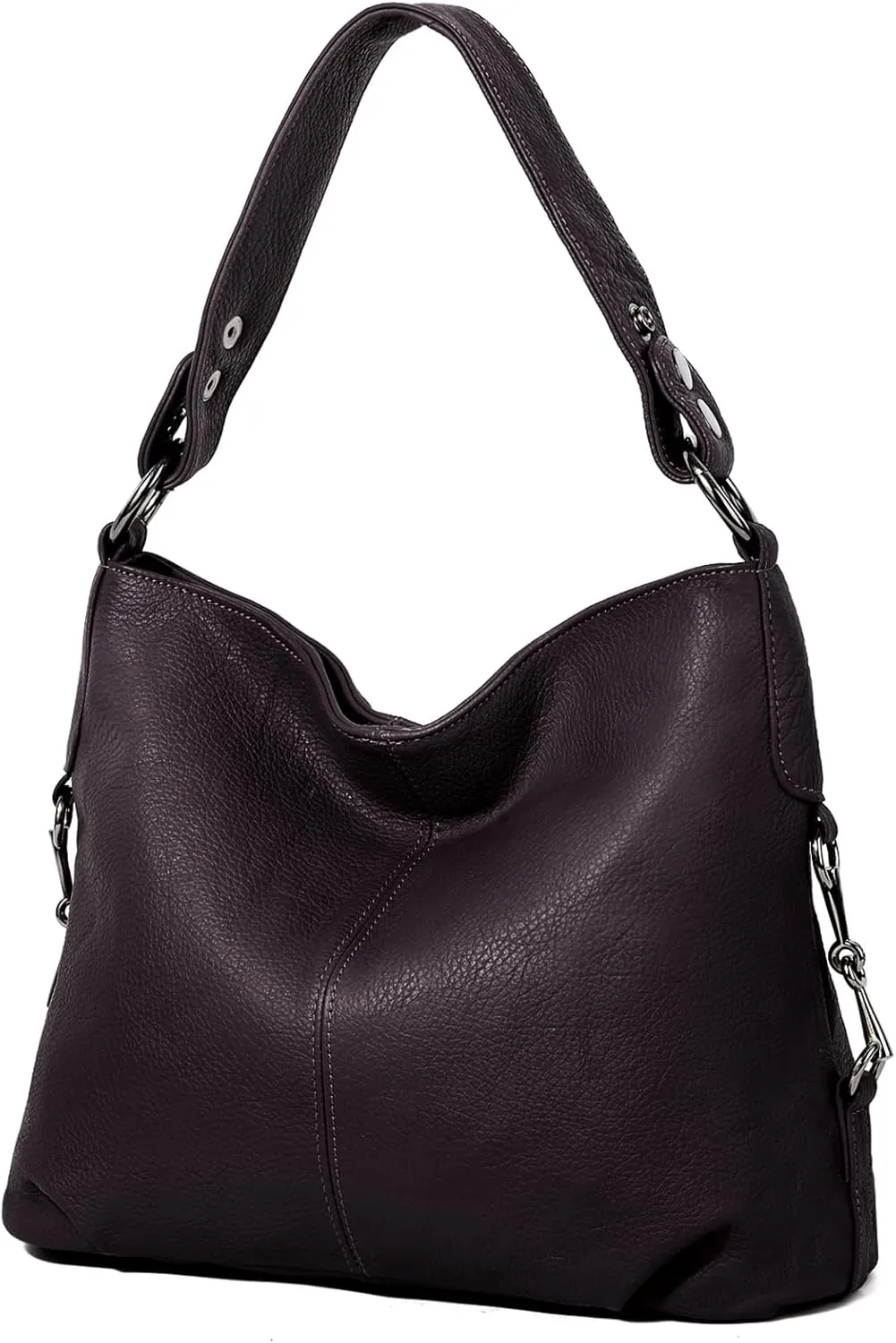 YALUXE Genuine Leather Shoulder Bags Stylish Hobo Handbags Purses Crossbody Bags for Women