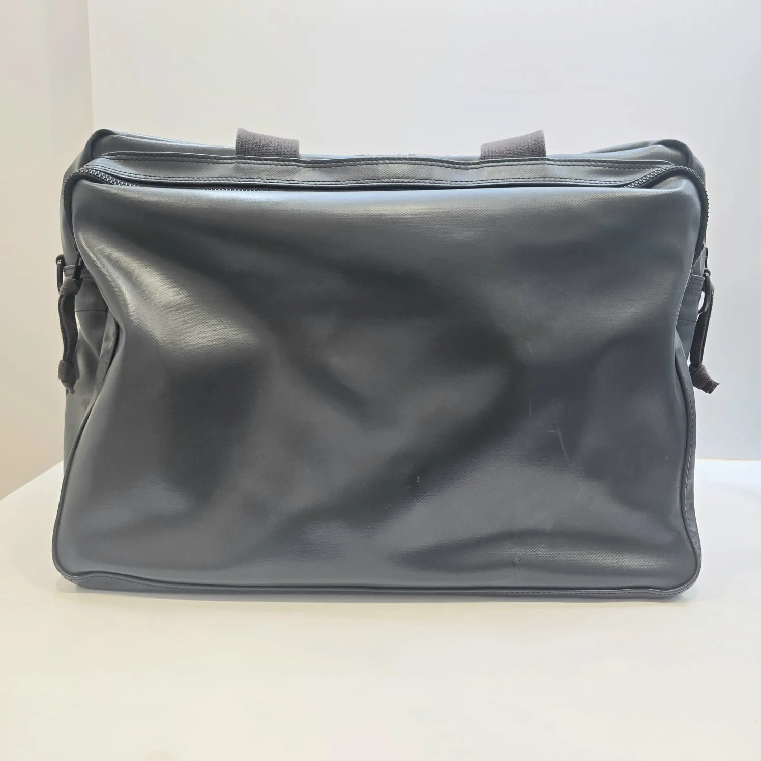 Yoshida & Co, Luggage Label Leather Luggage Bag - No Strap (Made In Japan)