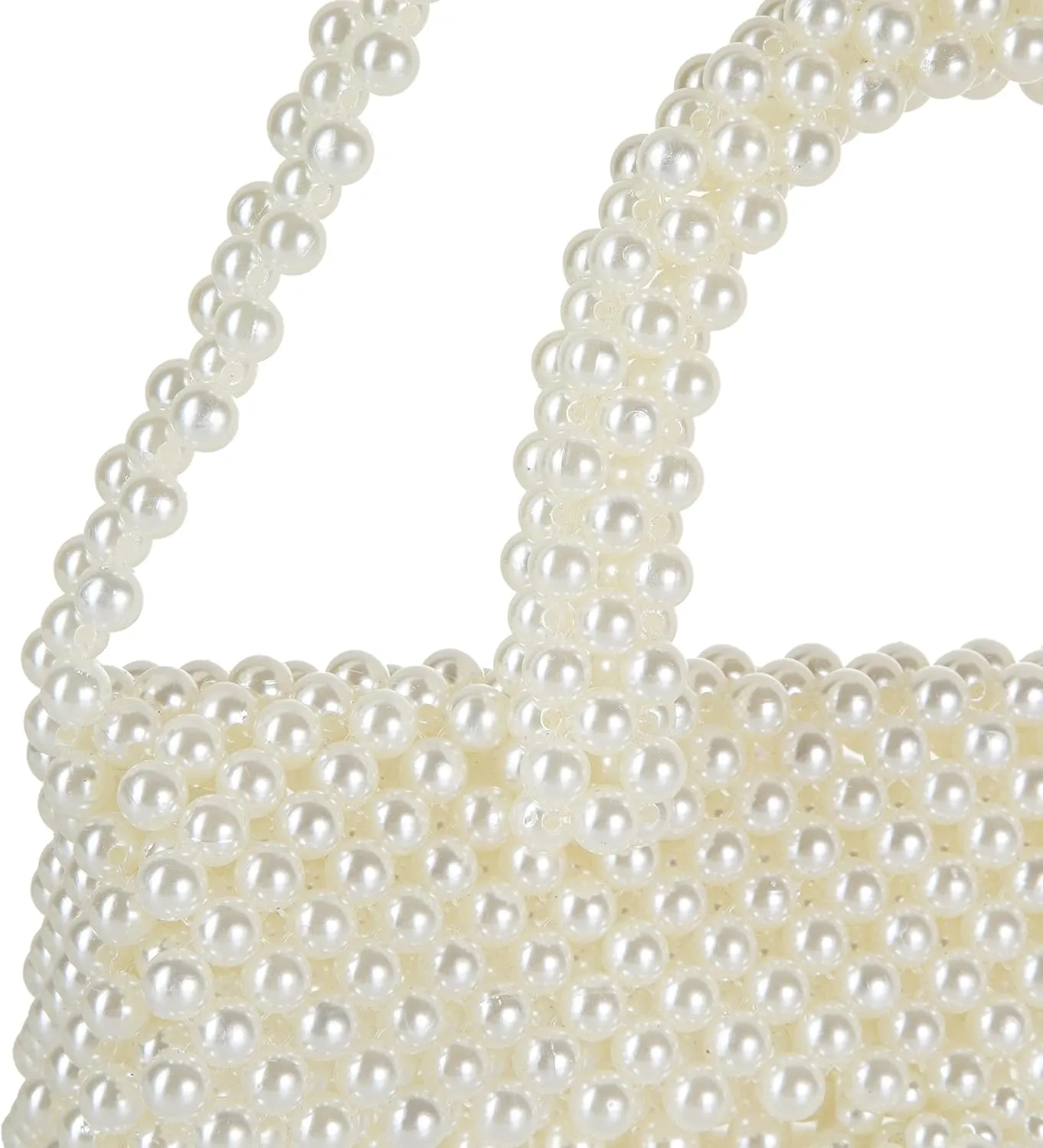YUSHINY Women Acrylic Beaded Clutch Macaron Color Message Bag with Strap for Wedding Evening Party